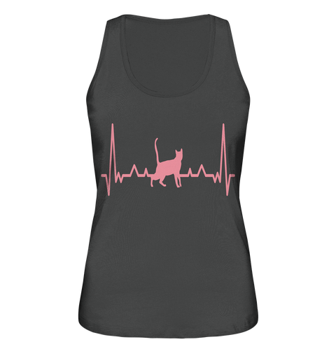 Shirt Heartbeat Cat - Ladies Tank-Top