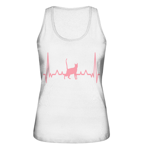 Shirt Heartbeat Cat - Ladies Tank-Top