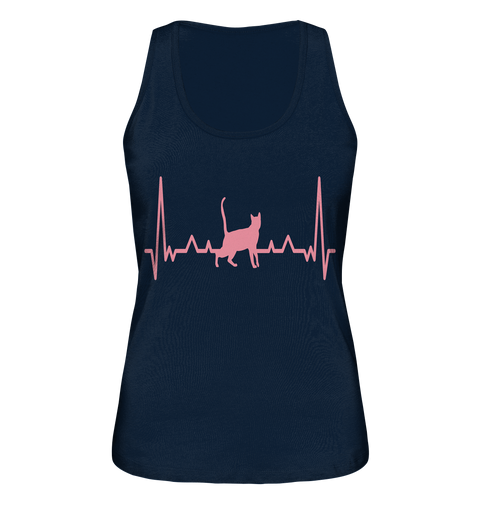 Shirt Heartbeat Cat - Ladies Tank-Top