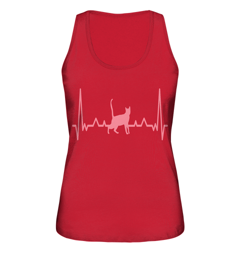 Shirt Heartbeat Cat - Ladies Tank-Top
