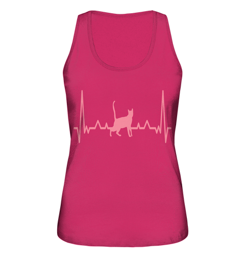 Shirt Heartbeat Cat - Ladies Tank-Top