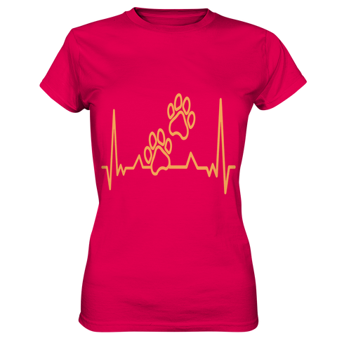 Shirt Heartbeat Dog-Ladies