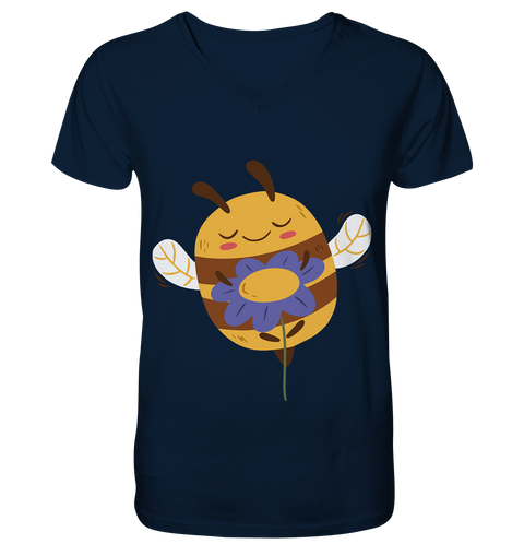 Happy Bee - V-Neck Shirt
