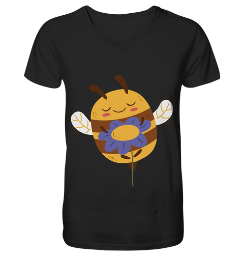 Happy Bee - V-Neck Shirt