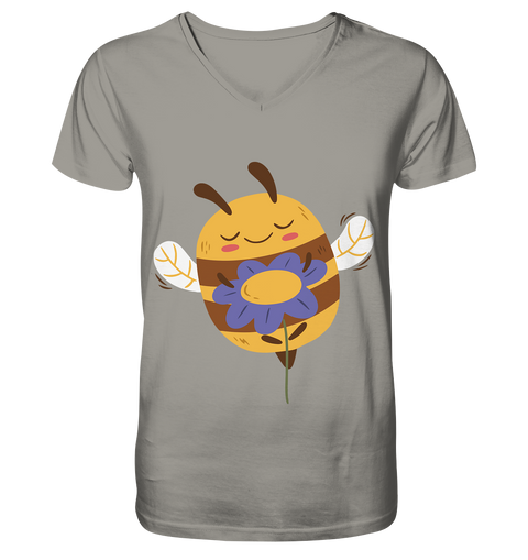 Happy Bee - V-Neck Shirt