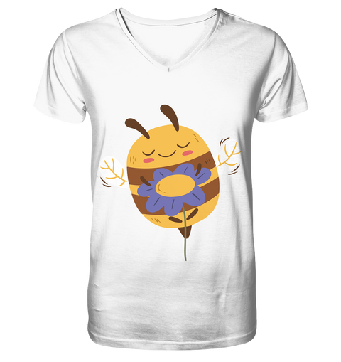 Happy Bee - V-Neck Shirt
